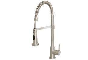 Aquabrass - Wizard - Pull-out Kitchen Faucet - Brushed Nickel
