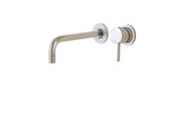 Aquabrass - Volare - Wallmount Lavatory Faucet - Brushed Nickel