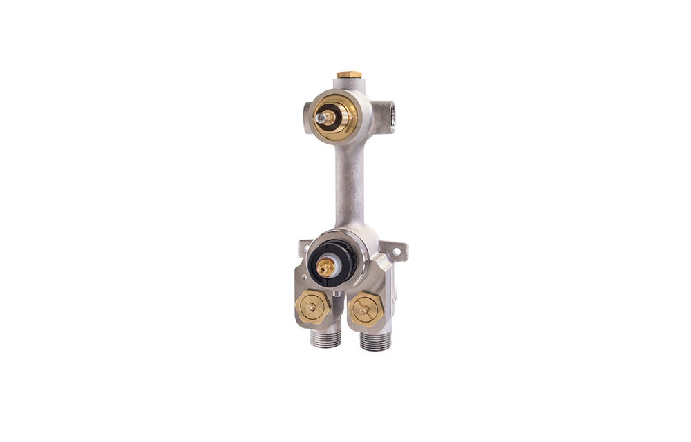 Aquabrass - T-12123 TURBO TOTEM THERMO VALVE UNIPLEX - Rough - ABSVT12123