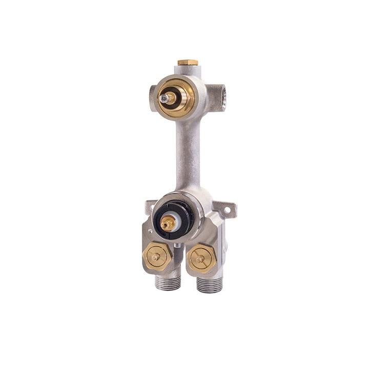 Aquabrass - T-12123 TURBO TOTEM THERMO VALVE UNIPLEX - Rough - ABSVT12123