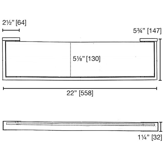 LaLOO - Steele II - Single Glass Shelf