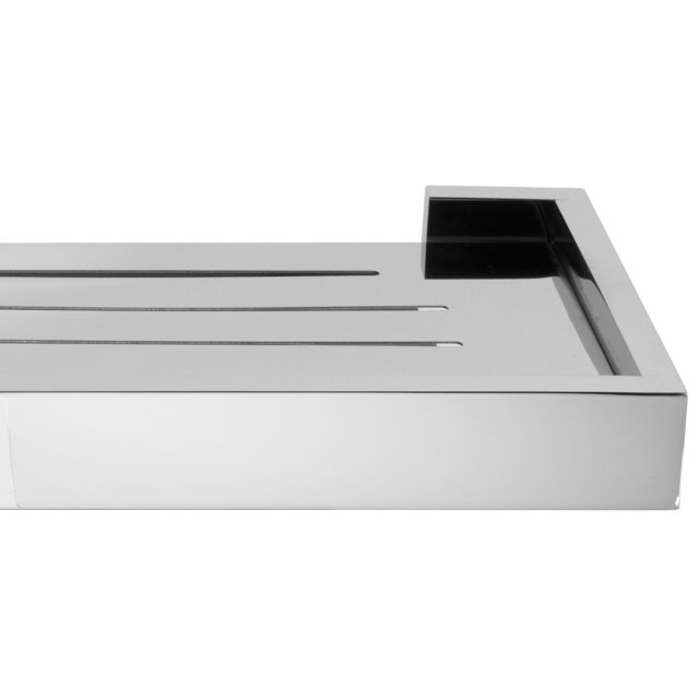 LaLOO - Steele II - Slotted Stainless Shelf + 2 Dispensers