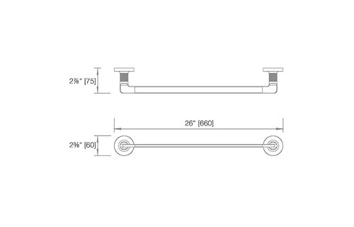 LaLOO - Draft - Single Towel Bar