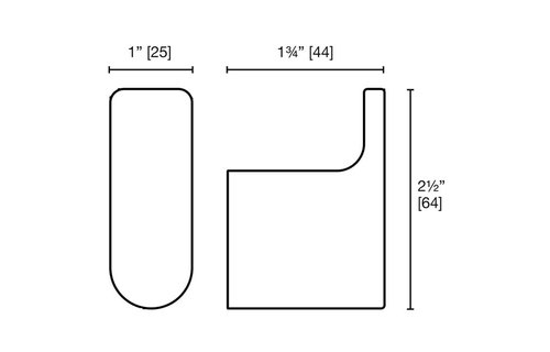 LaLOO - Eaton - Single Robe Hook