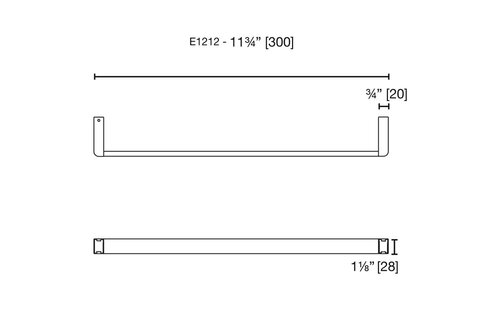 LaLOO - Eaton - Small Single Towel Bar