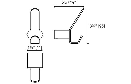 LaLOO - Farrow - Double Robe Hook