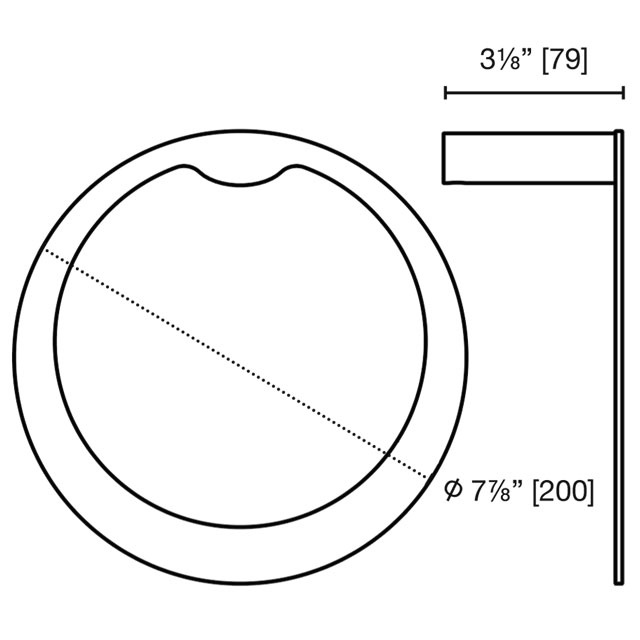 LaLOO - Farrow - Hand Towel Ring