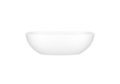 Victoria + Albert - Barcelona - 70'' x 34'' - Freestanding Bathtub - Standard Matte White - No Overflow