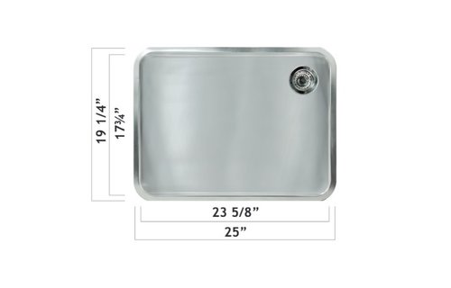 Oaks Laundry Sink - UnderMount 25"x19-1/4"