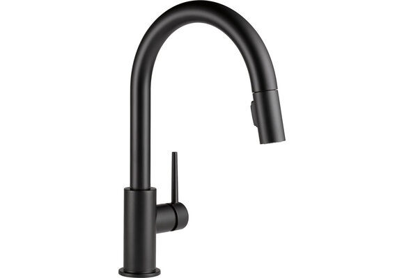 Delta - SINGLE HANDLE PULL-DOWN KITCHEN FAUCET - 9159-BL-DST