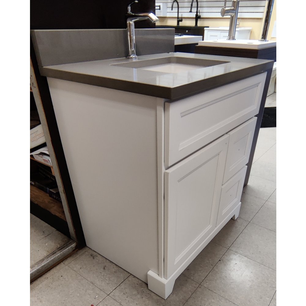 Stonewood 30 Inch Vanity With Drawers Dupont Kitchen and Bath Fixtures