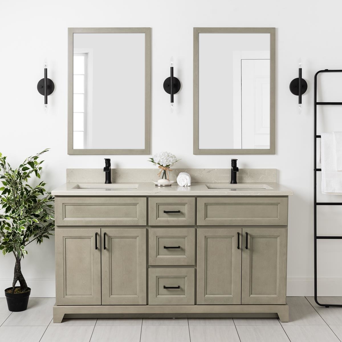 Stonewood - 60" Double - Vanity