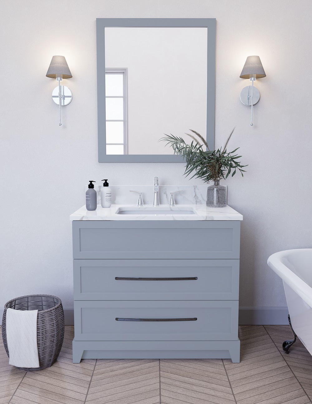 Stonewood - 36" - Dresser Style - Vanity