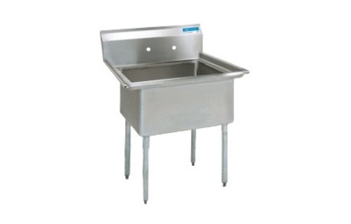B K Resources - Stainless Steel Laundry Sink - 21" x 25-13/16"