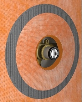 Schluter - KERDI-SEAL MIXING VALVE SEAL 4-1/2" - KMSMV235/114