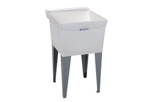 Mustee - 24"x 20" Thermo-Utilitub. Floor Mount. - 19F