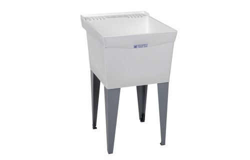 Mustee - 24"x 20"  Thermo-Utilitub. Floor Mount. - 19F