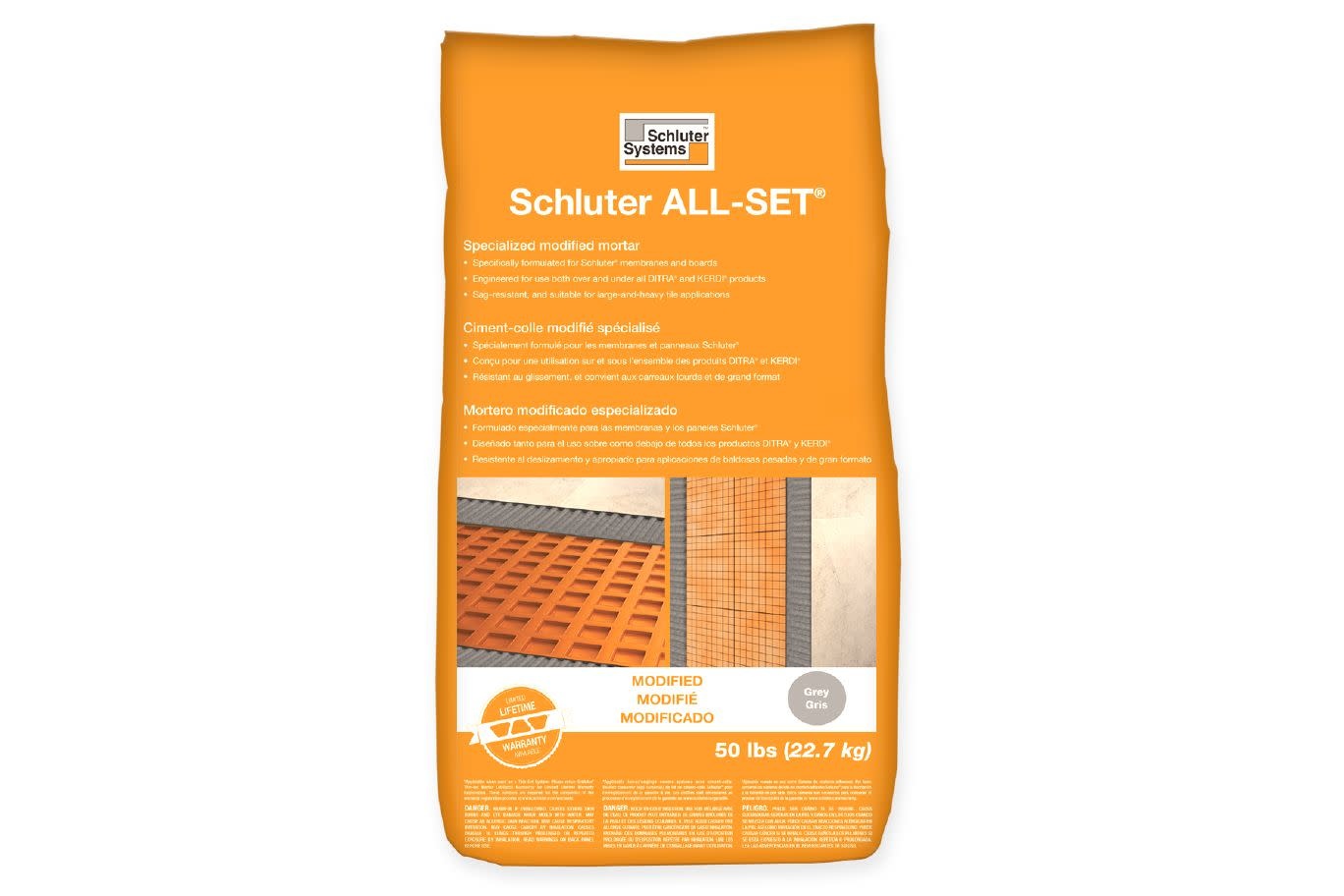 Schluter - ALL-SET - 50 Lbs - White
