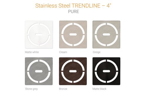 Schluter - Pure - Shower Drain Cover