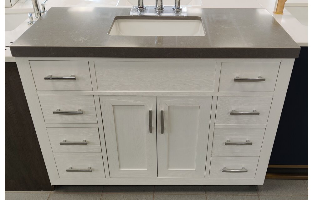 Fairmont - Brookings 48" Vanity & Top - Polar White - Display Clearance