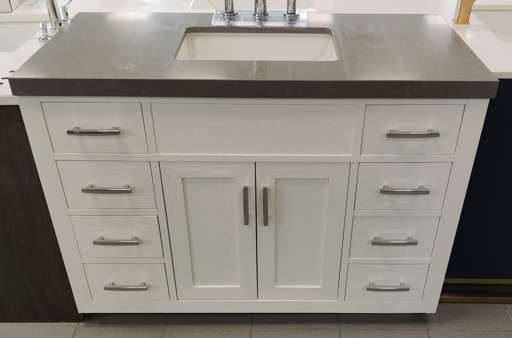 Fairmont - Brookings 48" Vanity & Top - Polar White - Display Clearance