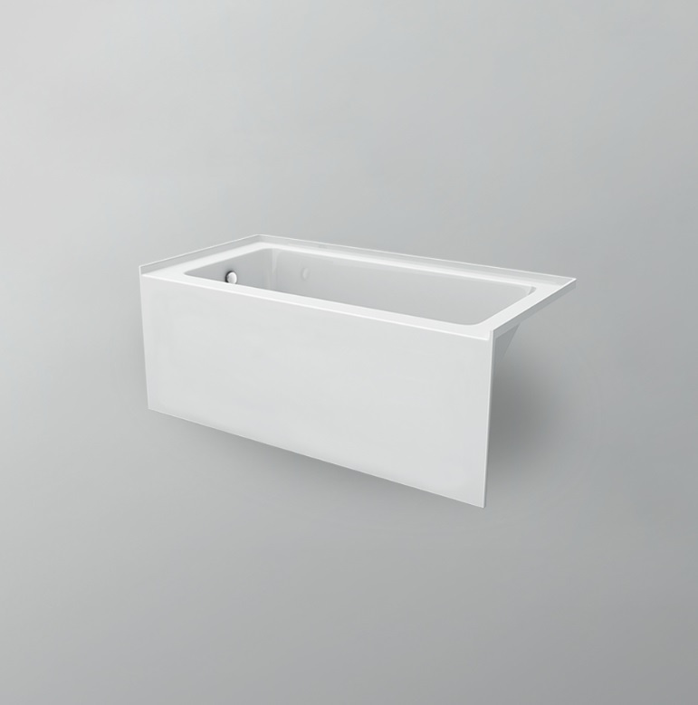 Acritec - Simplicity - 66" x 30"  - Alcove Bath
