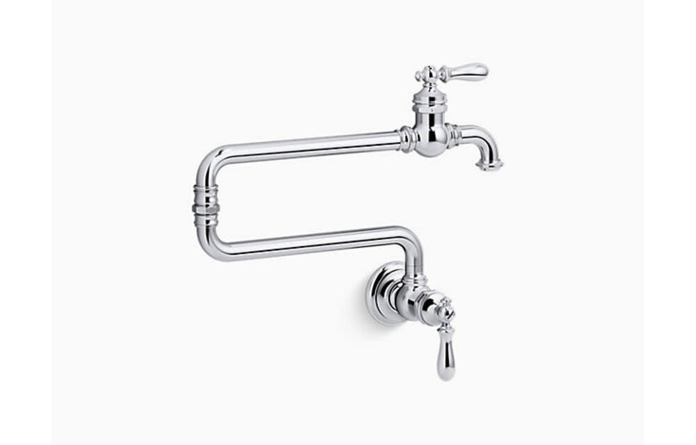 Kohler - ARTIFACTS® WALL MOUNT POT FILLER - Polished Chrome - 99270-CP