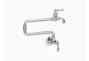 Kohler - ARTIFACTS® WALL MOUNT POT FILLER - Polished Chrome - 99270-CP