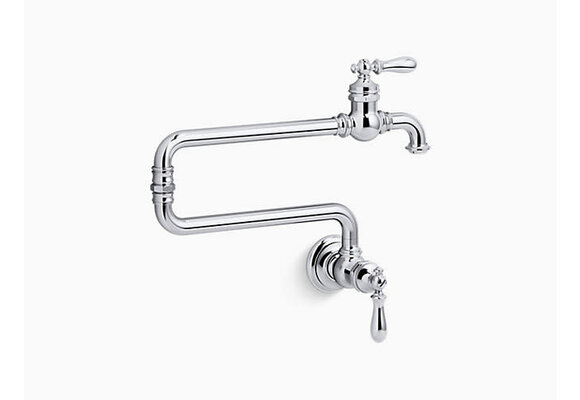 Kohler - ARTIFACTS® WALL MOUNT POT FILLER - Polished Chrome - 99270-CP