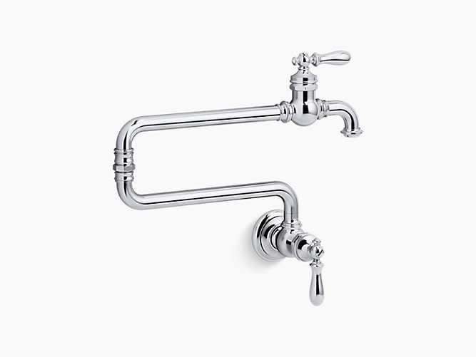 Kohler - ARTIFACTS® WALL MOUNT POT FILLER - Polished Chrome - 99270-CP