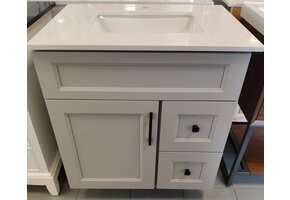 Topcan - 30" Vanity - Drawers + Top
