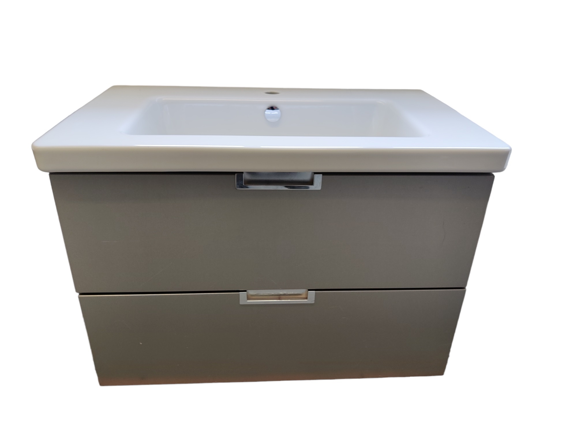 Aria - NEW LIGHT 30" VANITY 80LI48 - STEEL GLOSS - Clearance