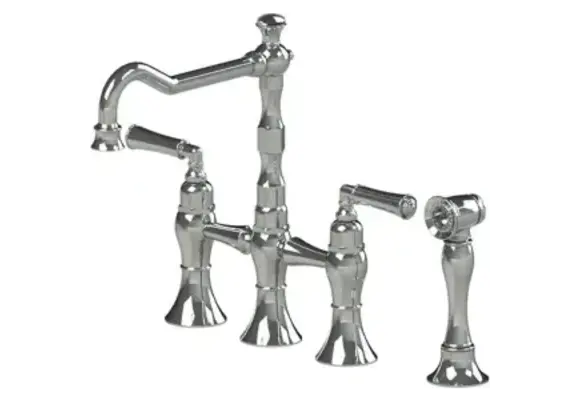 Rubinet - Raven - Bridge Faucet - Chrome  8URBRVLCHCH