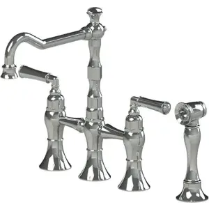 Rubinet - Raven - Bridge Faucet - Chrome  8URBRVLCHCH Clearance