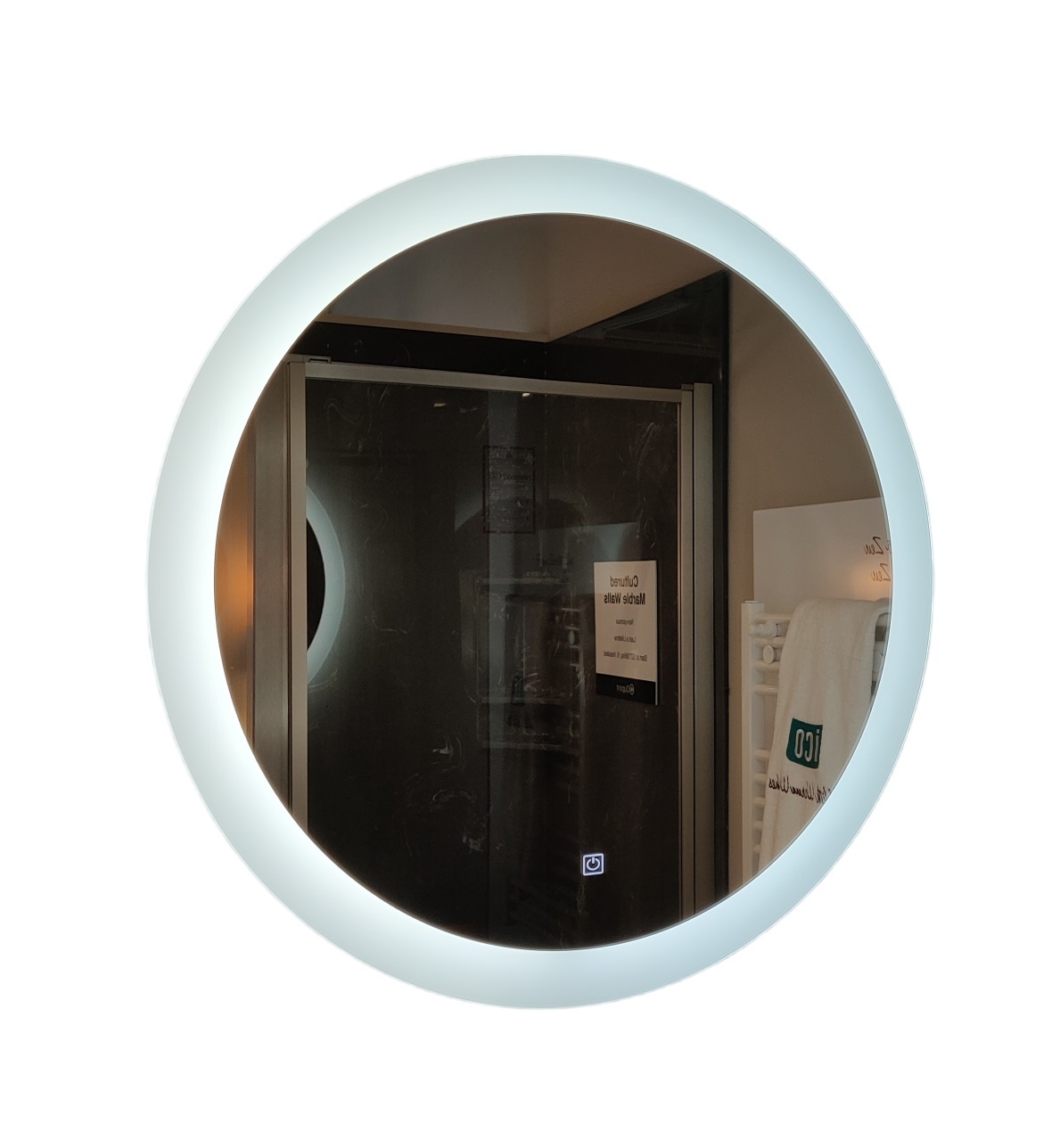 LaLOO - Halo Mirror - Perimeter LED Lighting with touch sensor 30" diameter - Clearance