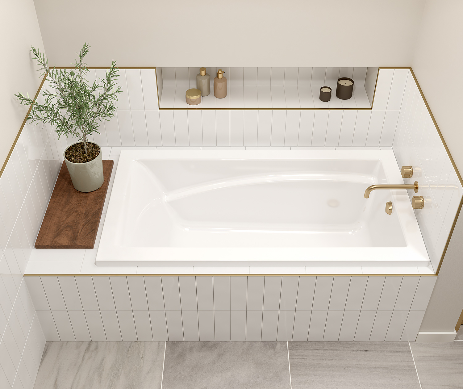 Maax - Optik - Alcove Bathtub