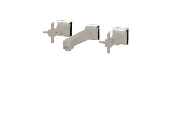 Aquabrass Bridge - Wallmount Lav Faucet -