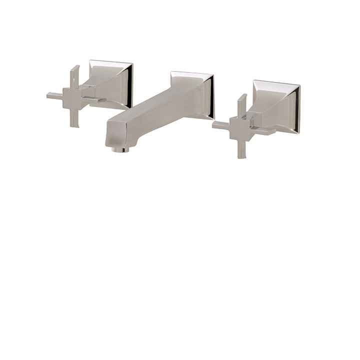 Aquabrass Bridge - Wallmount Lav Faucet -