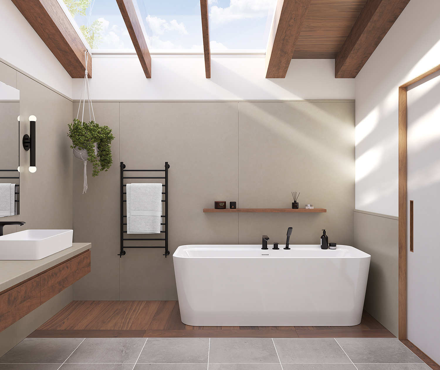 MAAX - Oberto Freestanding Bathtub - White