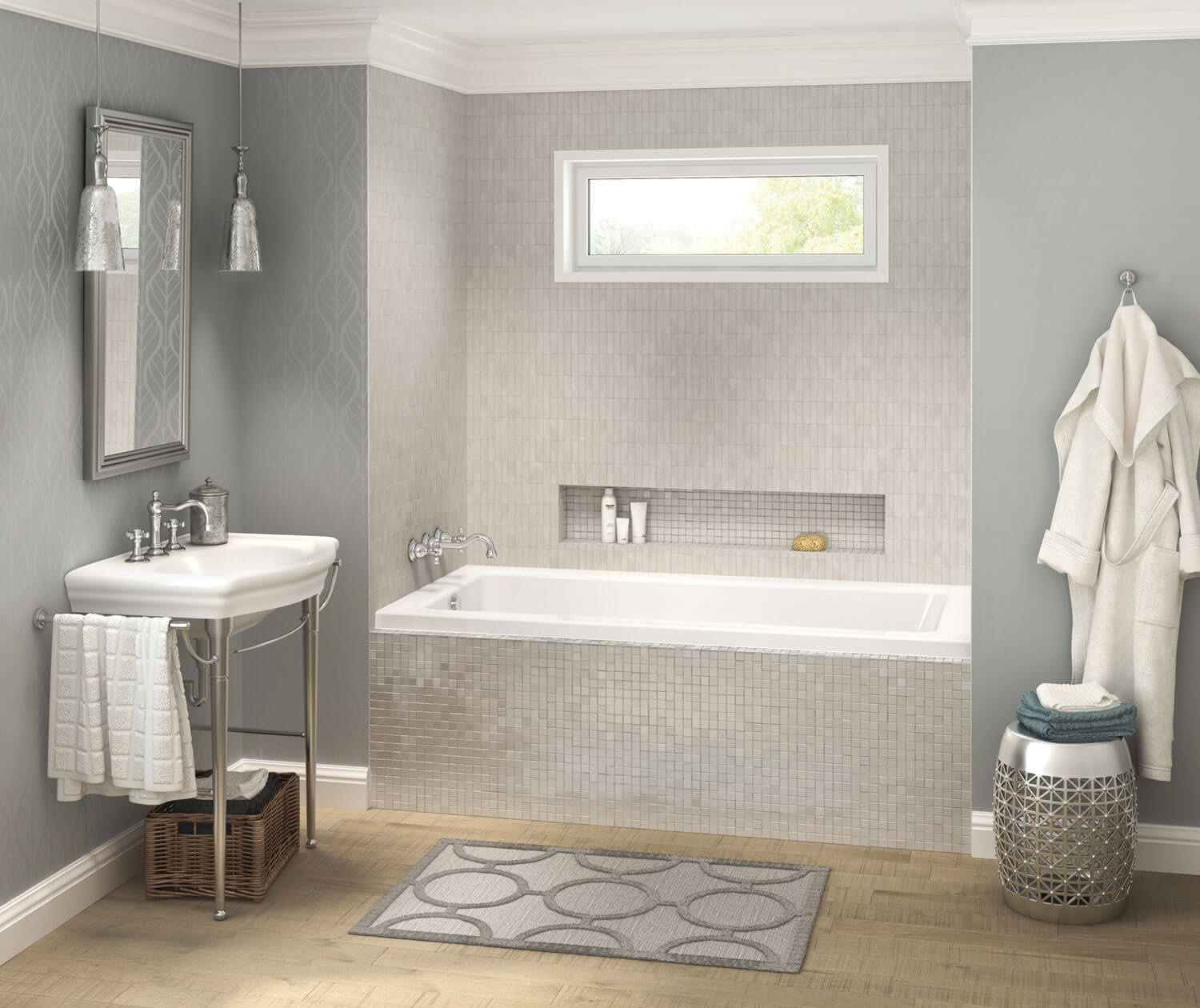 Maax - Pose - Alcove Bath  60" x 32" Left Hand
