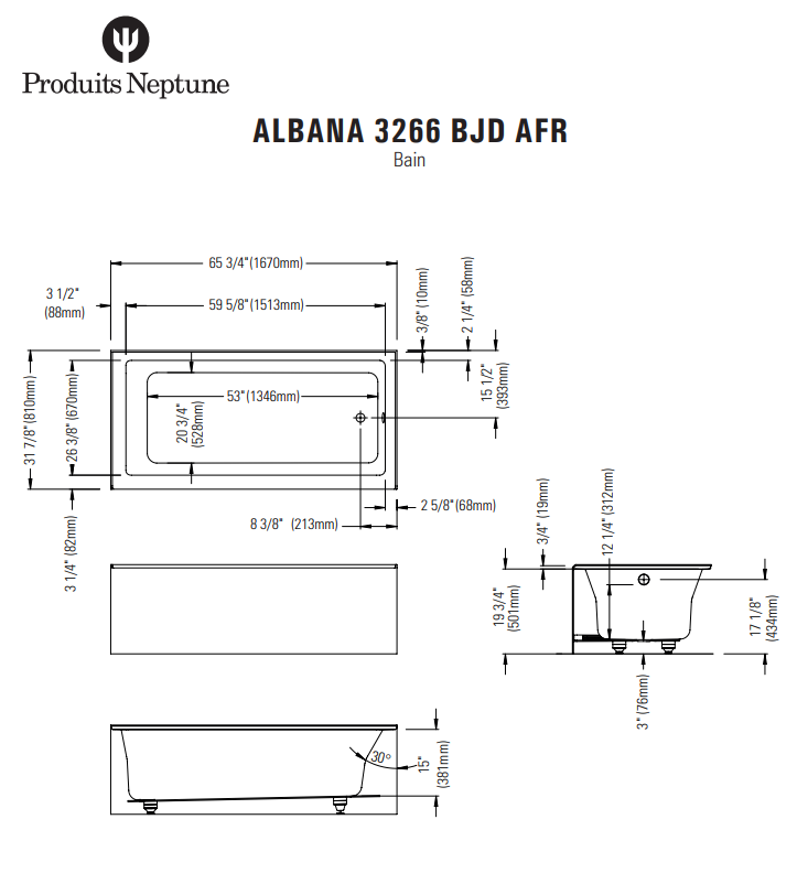 Neptune - Albana - 3266 Left hand