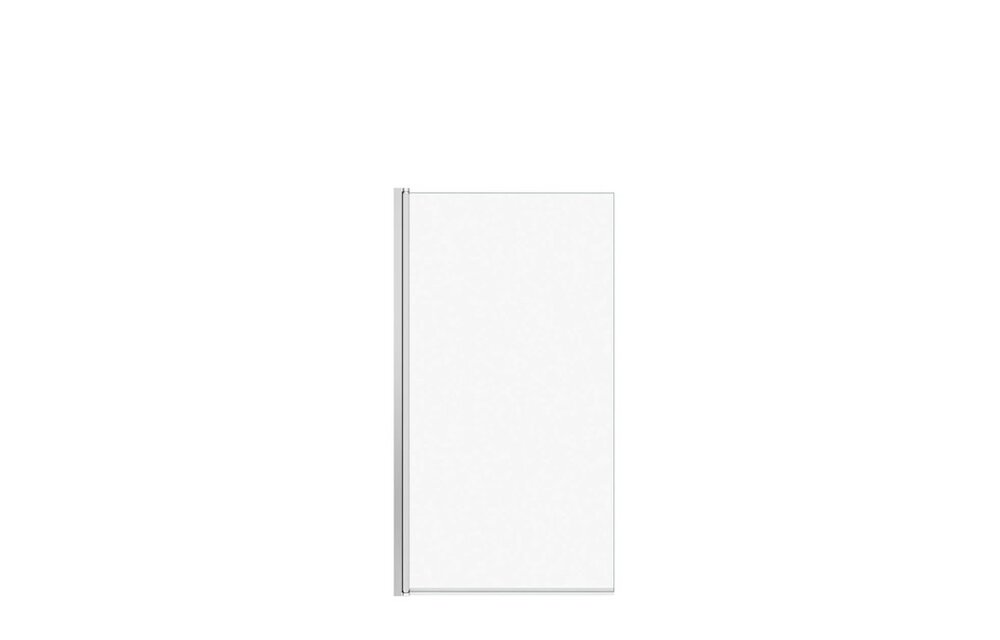 MAAX - Edge 30 x 55 ½ in. 6 mm Tub Screen for Alcove Installation with Clear glass in Chrome - 137500-900-084-000