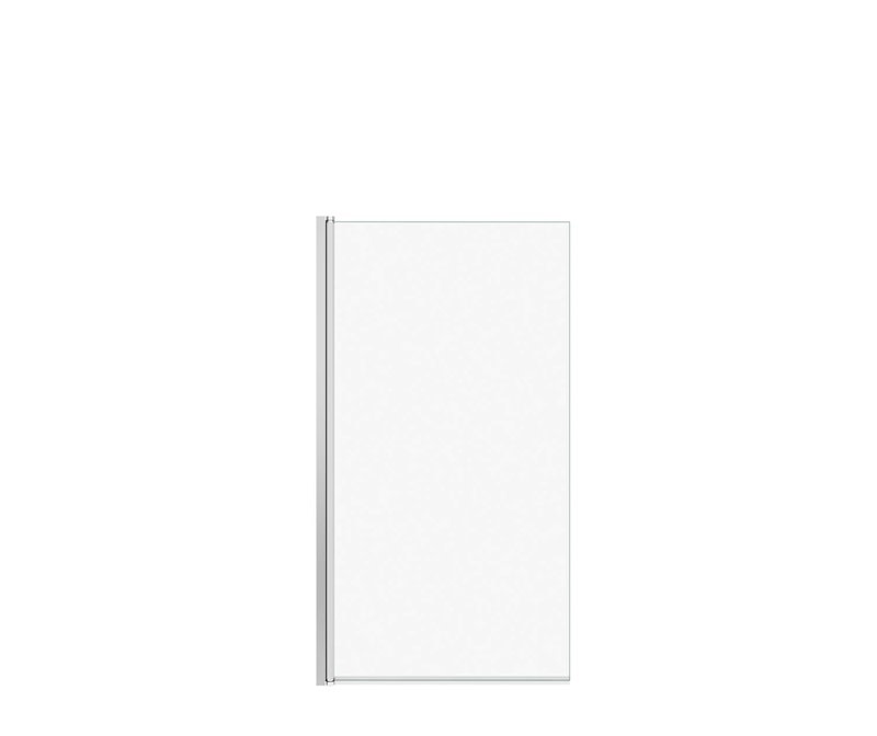 MAAX - Edge 30 x 55 ½ in. 6 mm Tub Screen for Alcove Installation with Clear glass in Chrome - 137500-900-084-000