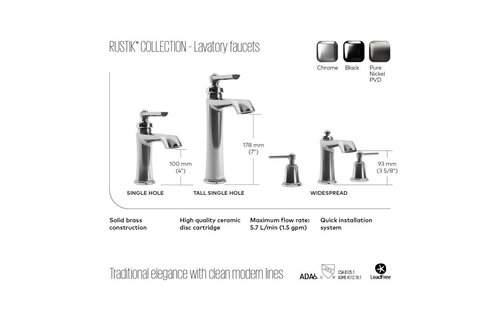 Kalia - Rustik - Single hole Faucet