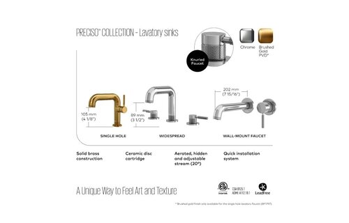 Kalia - Preciso - Single hole Faucet - Chrome