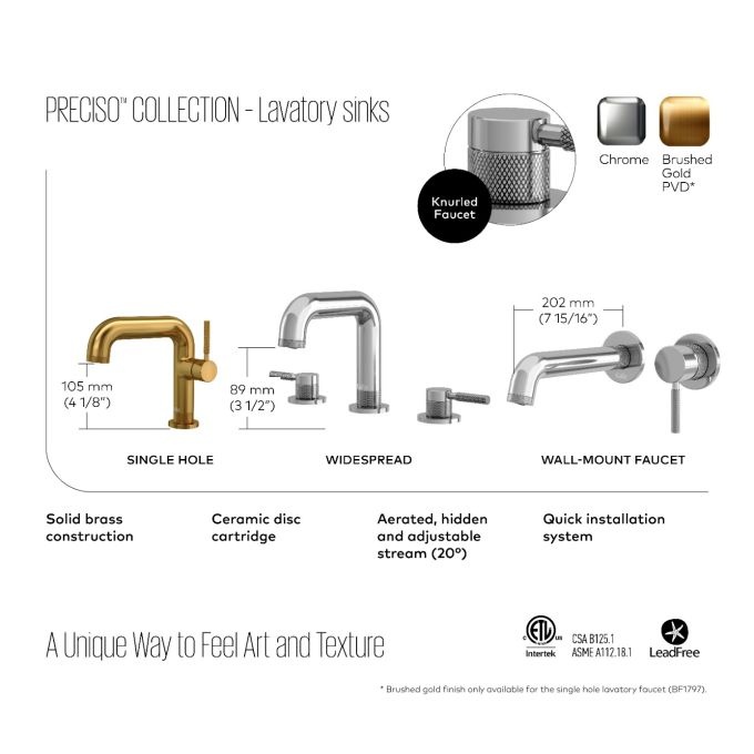 Kalia - Preciso - Single hole Faucet - Chrome