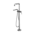 KALIA - PRECISO™ Floormount Tub Filler with Handshower with Rough-In Chrome -