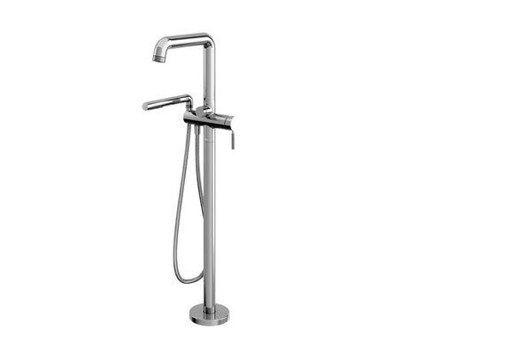 KALIA - PRECISO™ Floormount Tub Filler with Handshower with Rough-In Chrome -