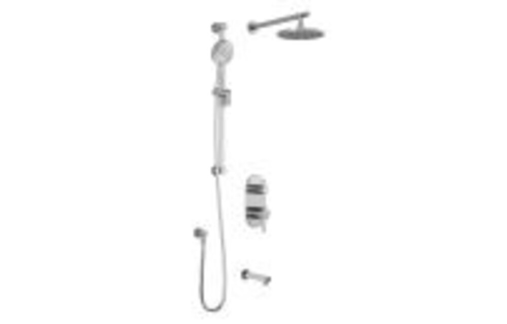 KALIA - PRECISO™ TD3 : AQUATONIK™ T/P with Diverter Shower System with Wallarm Chrome -