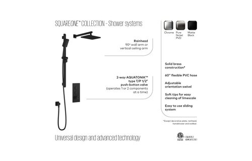 Kalia - SQUAREONE - TB2 - Shower Kit